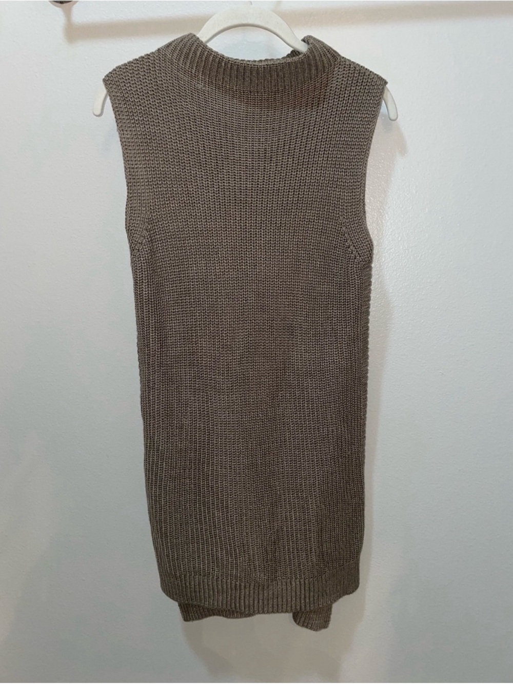 Tribal Cozy sleeveless sweater tunic longer in the back